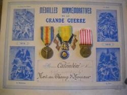 Médailles commémoratives - François-Xavier Calendini