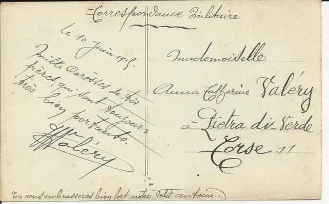 10 juin 1915 - Pierre-François Valery à Anne-Catherine