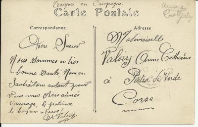 13 juillet 1915 -  Charles Valery à Anne-Catherine