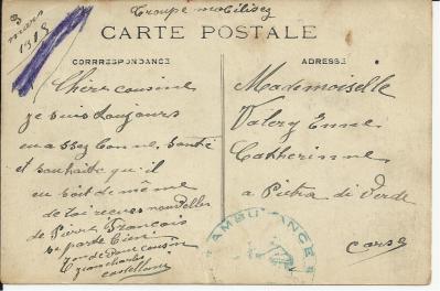 9 mars 1915 - Jean-Charles Castellani à Anne-Catherine