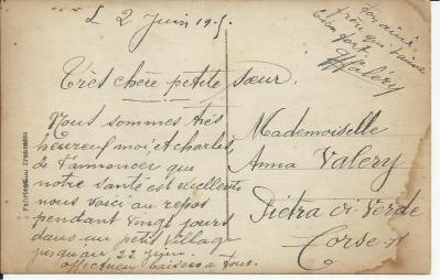 02 juin 1915 - Pierre-François Valery à Anne-Catherine