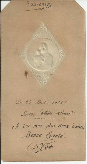 23 mai 1916 - Charles Valery à Anne-Catherine